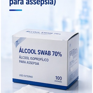 Álcool swab 70% (isopropílico)