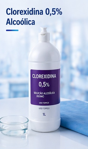 clorexidina 0,5% alcoólica